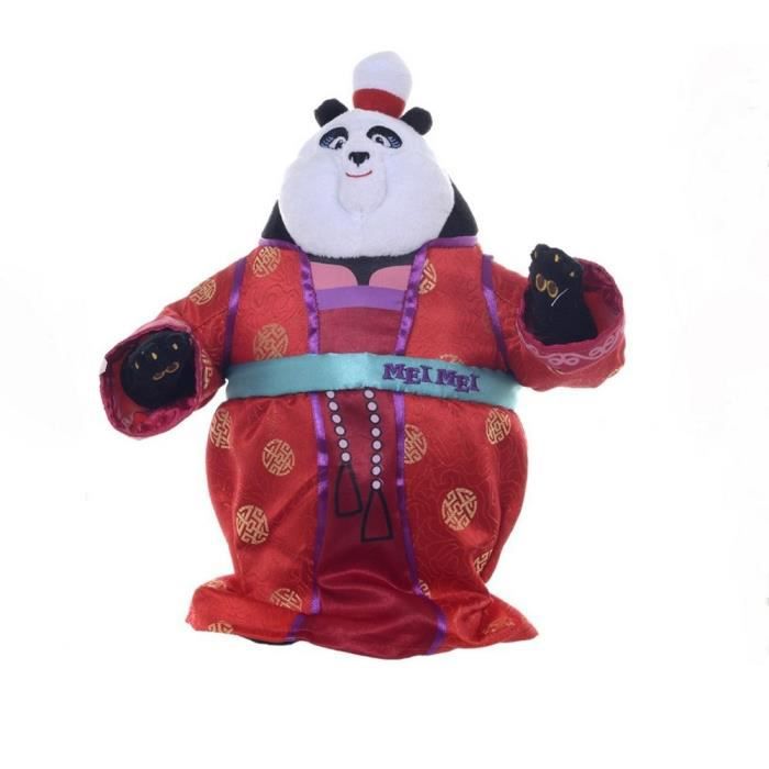 Bebeboutik Peluche Kung Fu Panda 3 Mei Mei Rouge 25 Cm Pour