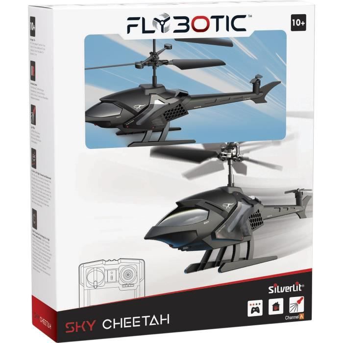 Hélicoptère télécommandé - FLYBOTIC - Sky cheetah - 24cm - 3