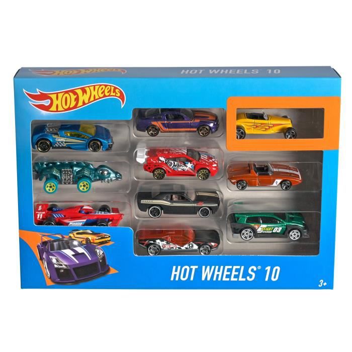 VEHICULES Hot Wheels - Coffret 50 Véhicules - Petites voitures - 3