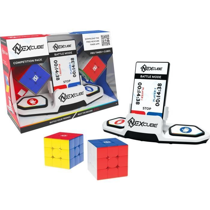 Jeu de stratégie et de réflexion - GOLIATH - Nexcube Battle Pack - 2  nexcube 3x3 - Multicolore