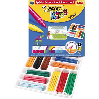 Maxi classpack 288 feutres Visacolor Bic