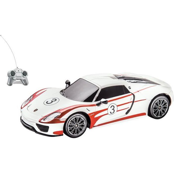 Voiture télécommandée - Mondo Motors - Porsche 918 Racing - 13Km/h -  Multicolore