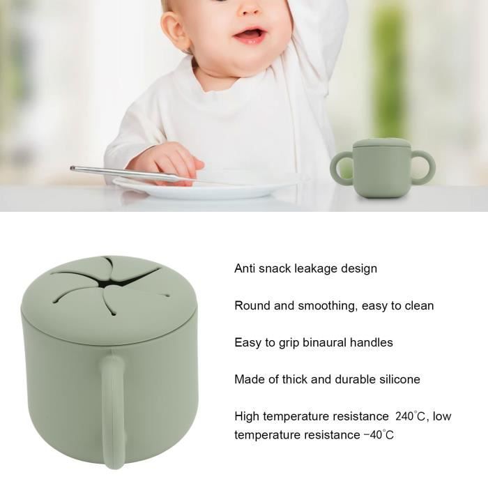 1PC Cuillere Biberon Bebe + 1PC Assiette Ventouse pour Bébé + 1PC